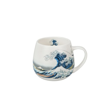 Cana din portelan 430 ml, Great Wave - K. Hokusai