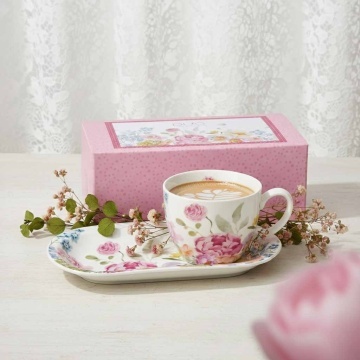 Set Ceasca si Farfurie Breakfast 450ml JUNE - Img 2