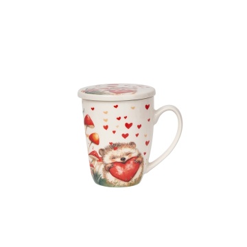 Cana 460ml Arici cu inimioare - Img 2