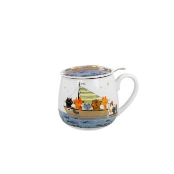 Cana cu infuzor 430ml Cat's World - MARYNARZE