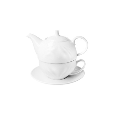 Set Tea for One din portelan, alb, RAPHAEL - Img 3