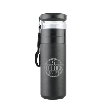 Brew2Go Thermos cu infuzor 5 O'Clock Tea (420ml) - NEGRU