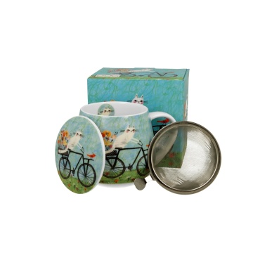 Cana cu infuzor 430ml Cat's World - BICYCLE - Img 4