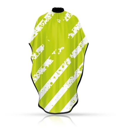 Pelerina frizerie/coafor – Rovra – Splash – Alb Verde
