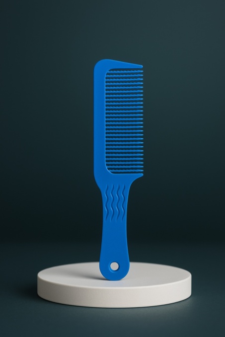 Pieptene Clipper Over Comb Albastru King