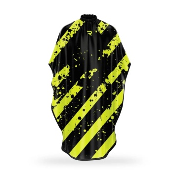 Pelerina frizerie/coafor – ROVRA – Splash – Verde/Negru - Img 1