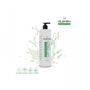 Sampon pentru Par - Glemen - Menthol - 1000 ml - Img 2