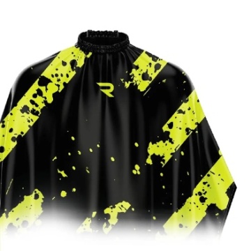 Pelerina frizerie/coafor – ROVRA – Splash – Verde/Negru - Img 2