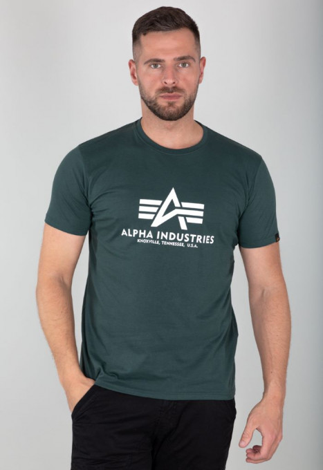 ALPHA INDUSTRIES Maglietta Basic Uomo - Vestibilità Regolare, Lavabile In Lavatrice