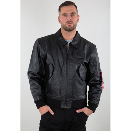 ALPHA INDUSTRIES CWU KOZNA JAKNA BLK
