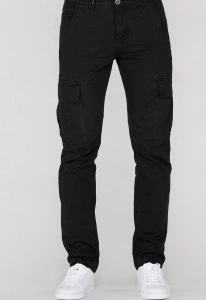 ALPHA INDUSTRIES AGENT PANTALONE BLK  158205 03