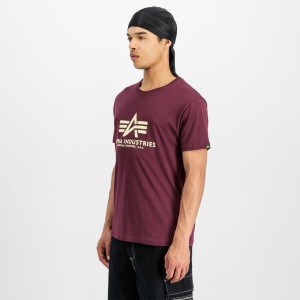 ALPHA INDUSTRIES 100501 608 BASIC MAJICA DCHERRY