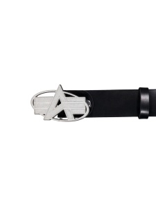 ALPHA INDUSTRIES LOGO KOŽNI KAIŠ BLK