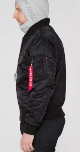 ALPHA INDUSTRIES 183110 03 MA1 DTEC JAKNA BLACK