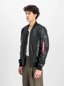 ALPHA INDUSTRIES 156141 03 MA1 KOŽNA JAKNA BLACK