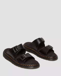 DR. MARTENS 31570001 JOSEF SLIDE PAPUČE BLACK