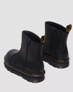 DR. MARTENS 42662001 ZEBZAG RIGEER CIZME BLACK