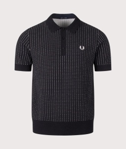 FRED PERRY BOUCLE DOT MAJICA BLACK