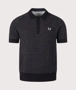 FRED PERRY BOUCLE DOT MAJICA BLACK