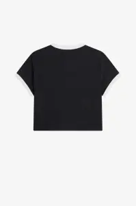 FRED PERRY G9163 102 CROPPED MAJICA BLK