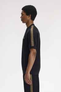 FRED PERRY M2307 102 CROSS MAJICA BLK