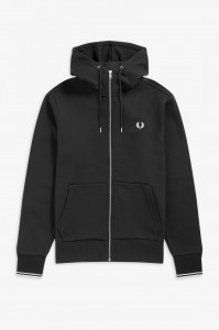 FRED PERRY DUKS ZIP KAP BLK 198 J7536 198