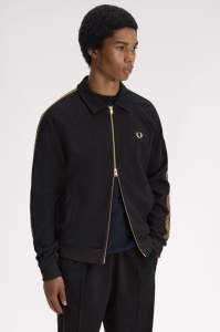 FRED PERRY J2302 102 CROSS TAPE JAKNA BLK