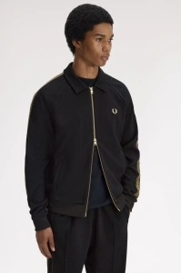 FRED PERRY J2302 102 CROSS TAPE JAKNA BLK