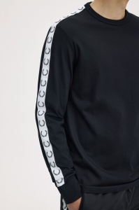 FRED PERRY M4621 102 LONG MAJICA BLACK