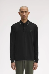 FRED PERRY M3636 W54 LONG MAJICA BLKELWG