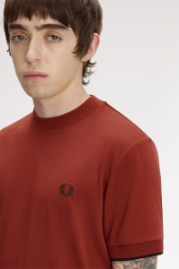FRED PERRY M3438 28C MESH MAJICA BRANDY