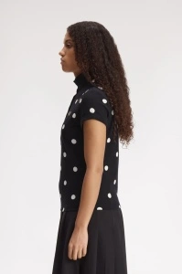 FRED PERRY SG3104 102 POLKA DOT MAJICA BLACK