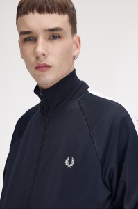 FRED PERRY J3301 608 PRINT JAKNA NAVY