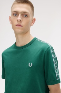 FRED PERRY M4613 Z18 RINGER MAJICA SGREEN