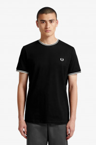 FRED PERRY TWIN MAJICA BLK