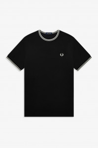 FRED PERRY M1588 102 TWIN MAJICA BLK