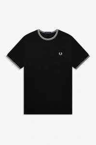 FRED PERRY M1588 102 TWIN MAJICA BLK
