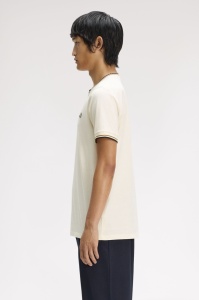 FRED PERRY M1588 79B TWIN MAJICA ECRUDCB