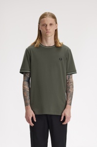 FRED PERRY M1588 04B TWIN MAJICA FGREENSB