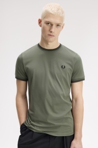 FRED PERRY TWIN MAJICA LWGREENB