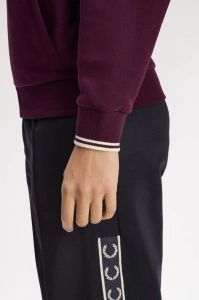 FRED PERRY G3134 37C Ž DUKS ZIPKAP PLUM