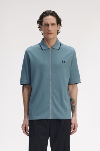 FRED PERRY M1763 Z20 ZIP POLO MAJICA