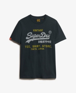 SUPERDRY M1012212 98T MAJICA HERIT ENAV 