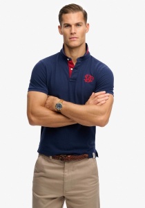 SUPERDRY POLO MAJICA DNAVYRED