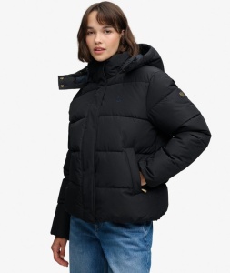 SUPERDRY W5012207A 02A PUFFER ŽENSKA JAKNA BLACK