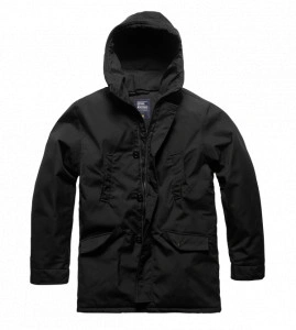 VINTAGE INDUSTRIES ARCHER PARKA BLK