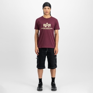 ALPHA INDUSTRIES 100501 608 BASIC MAJICA DCHERRY