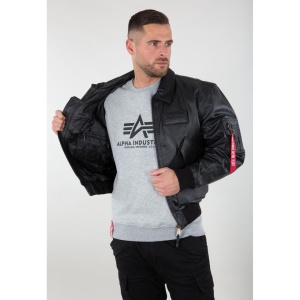 ALPHA INDUSTRIES 100109 03 CWU KOZNA JAKNA BLK