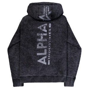 ALPHA INDUSTRIES DUKS KAP VINTAGE BACK PRINT BLACK