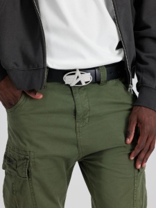ALPHA INDUSTRIES 148930 03 LOGO KOZNI  KAIS BLK 